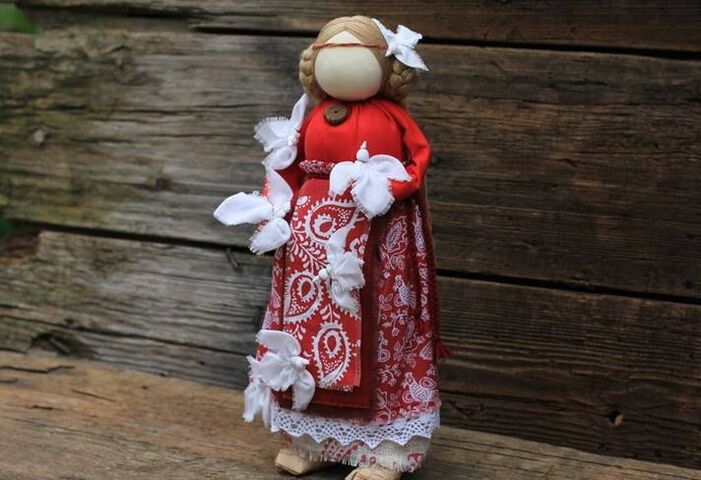 Slavic doll Bird-joy, attracting well-being into the house