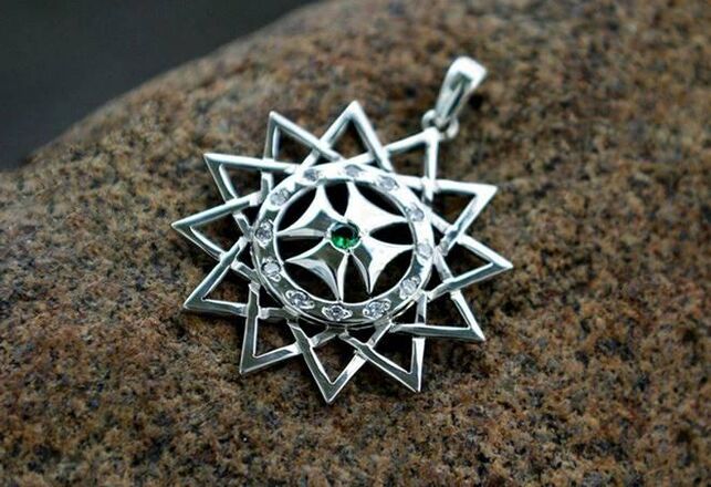 The twelve-pointed star of luck is a talisman of positive changes and happy events