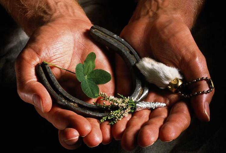 horseshoe as an amulet of good luck